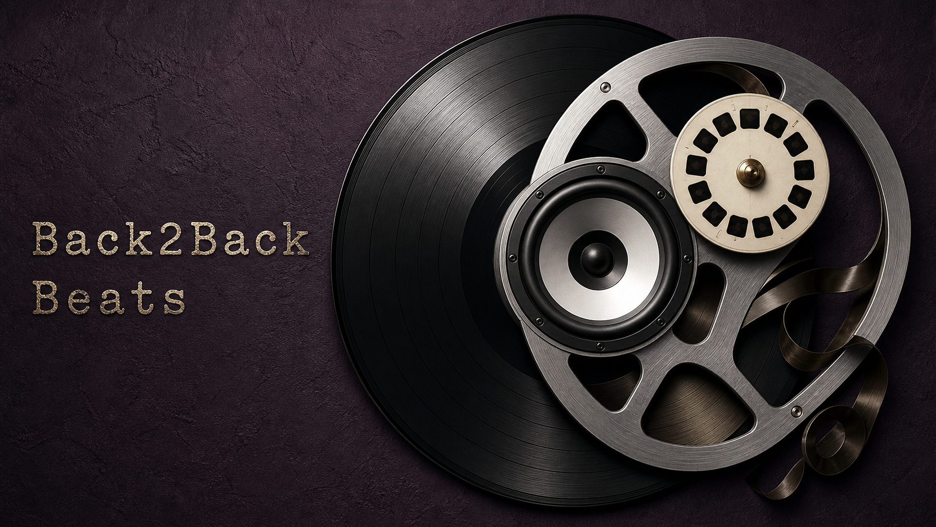 Back2Back Beats vinyl reel fusion artwork