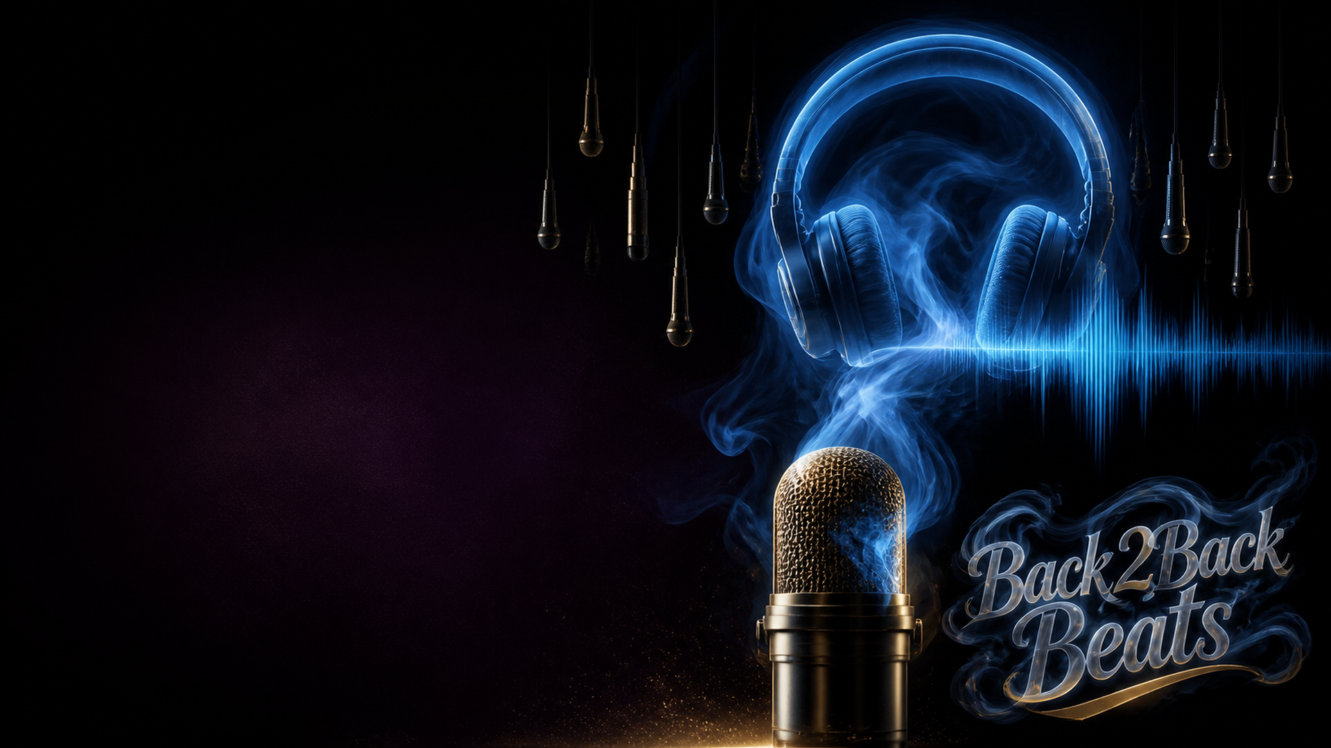 Back2Back Beats blue smoke sound artwork
