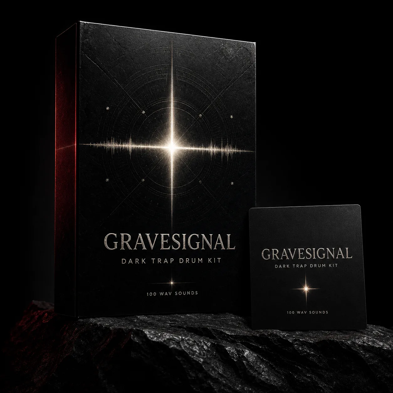 GraveSignal Dark Trap Drum Kit product box