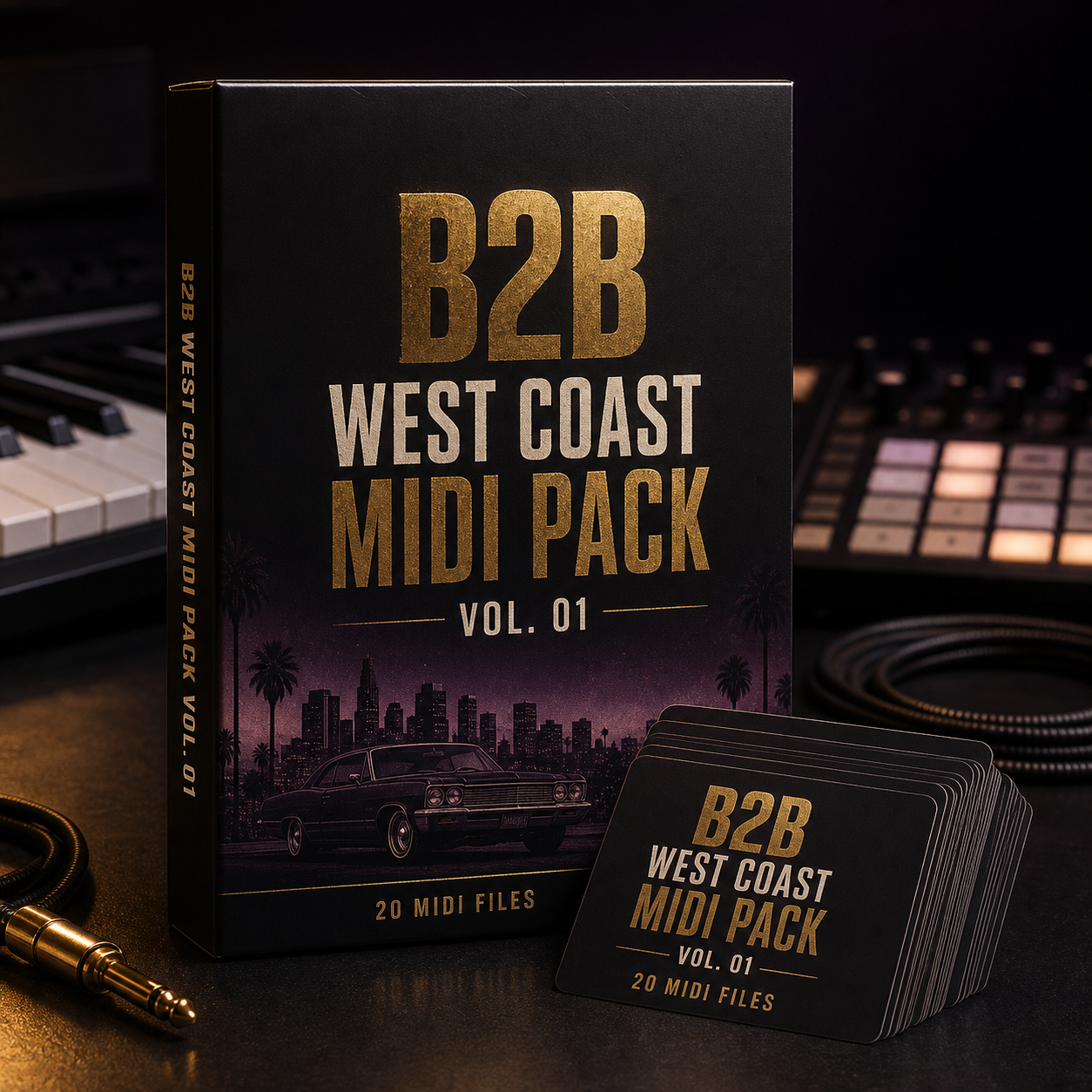 West Coast MIDI Pack Vol. 01 product artwork