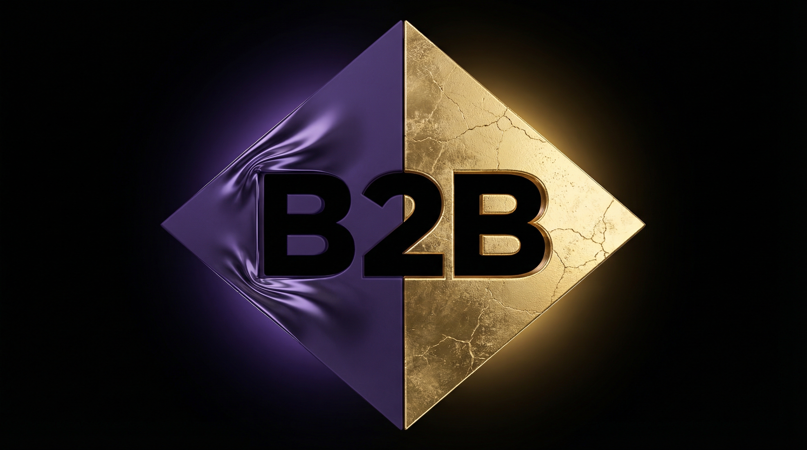 Back2Back split purple and gold B2B mastering emblem